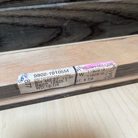 Hardwood Custom Art Frame. External 12.5 x 16. 2 in broad frame. Unused - Picture 4 of 5